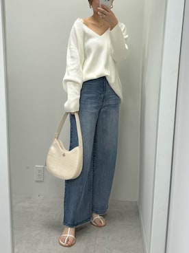 ホソヤヤスコさん(レディース・161cm)の春コーディネート