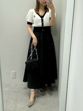 ホソヤヤスコさん（レディース・161cm）の春コーディネート