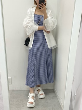 ホソヤヤスコさん(レディース・161cm)の春コーディネート