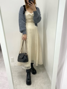 ホソヤヤスコさん（レディース・161cm）の冬コーディネート