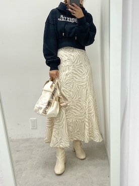 ホソヤヤスコさん（レディース・161cm）の秋コーディネート