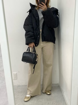 ホソヤヤスコさん（レディース・161cm）の秋コーディネート