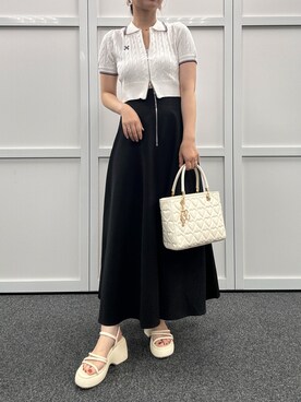 ホソヤヤスコさん（レディース・161cm）の夏コーディネート