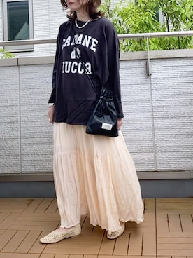 「zucca」｜「アイテム（アクセサリー）」を使った、Kay-teeeさん（レディース・150cm）の春コーディネート