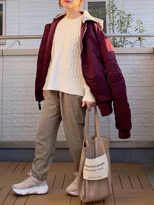 Kay Teeeさんのma 1を使ったコーディネート Zozotown Kay Teeeさんのma 1を使ったコーディネート Zozotown