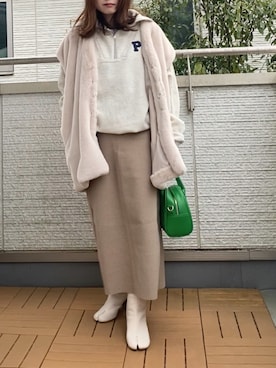 「RECTANGLE」｜Kay-teeeさん（レディース・150cm）の冬コーディネート