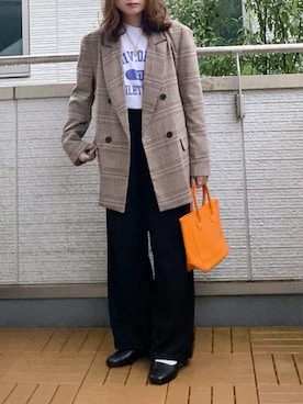 「CUT（カット）のアイテム」を使った、Kay-teeeさん（レディース・150cm）の秋コーディネート