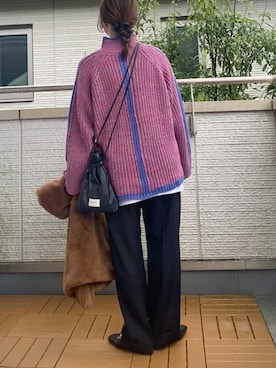 「NICAL（ニカル）のアイテム」を使った、Kay-teeeさん（レディース・150cm）の秋コーディネート