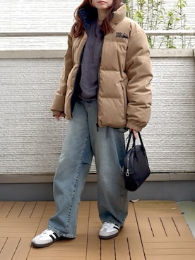 「Aeta（アエタ）のアイテム」を使った、Kay-teeeさん（レディース・150cm）の冬コーディネート