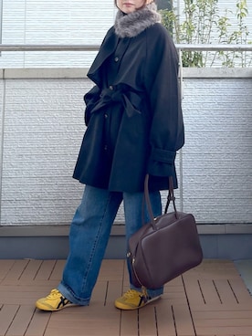 「アイテム（ジャケット/アウター）」を使った、Kay-teeeさん（レディース・150cm）の冬コーディネート