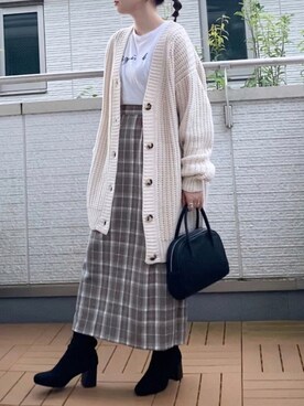 「La-gemme」｜「アイテム（ブーツ）」を使った、Kay-teeeさん（レディース・150cm）の秋コーディネート