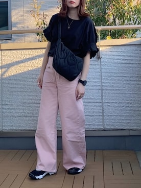 「reca（レカ）のアイテム（トップス）」を使った、Kay-teeeさん（レディース・150cm）の春コーディネート