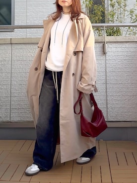 「CIAOPANIC TYPY（チャオパニックティピー）のアイテム（バッグ）」を使った、Kay-teeeさん（レディース・150cm）の春コーディネート