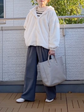 「Fizz（フィズ）のアイテム（ブルゾン）」を使った、Kay-teeeさん（レディース・150cm）の秋コーディネート