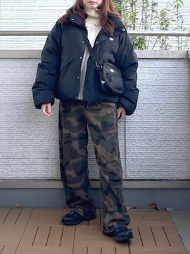 「アイテム（その他アウター）」を使った、Kay-teeeさん（レディース・150cm）の冬コーディネート