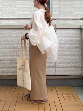 「y/m by misato（イムバイミサト）のアイテム」を使った、Kay-teeeさん（レディース・150cm）の夏コーディネート