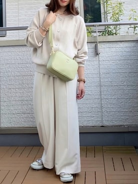 「ENsMOL.（エンスモール）のアイテム」を使った、Kay-teeeさん（レディース・150cm）の秋コーディネート