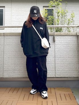 「アイテム（帽子）」を使った、Kay-teeeさん（レディース・150cm）の秋コーディネート