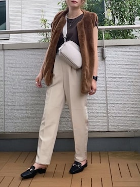 「PR01.（ピーアールワン）のアイテム」を使った、Kay-teeeさん（レディース・150cm）の秋コーディネート