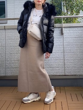 「PR01.（ピーアールワン）のアイテム」を使った、Kay-teeeさん（レディース・150cm）の秋コーディネート