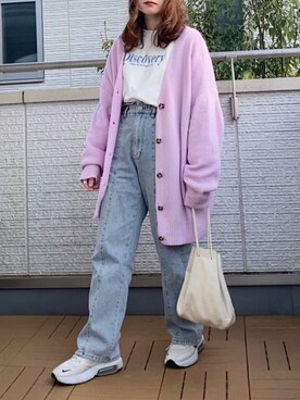 「AS KNOW AS plus（アズノゥアズプラス）のアイテム（パンツ）」を使った、Kay-teeeさん（レディース・150cm）の春コーディネート