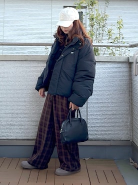 「Re:EDIT（リエディ）のアイテム」を使った、Kay-teeeさん（レディース・150cm）の冬コーディネート