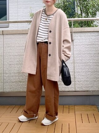 Kay-teee|ANGIEのノーカラーコートを使ったコーディネート - WEAR