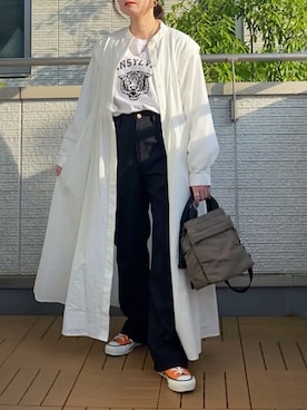 「Wrangler」｜「アイテム（ワンピース/ドレス）」を使った、Kay-teeeさん（レディース・150cm）の春コーディネート