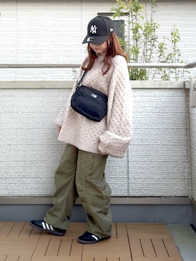 「select MOCA by son（セレクトモカバイソン）のアイテム」を使った、Kay-teeeさん（レディース・150cm）の冬コーディネート