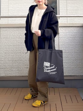 「AS KNOW AS plus（アズノゥアズプラス）のアイテム」を使った、Kay-teeeさん（レディース・150cm）の冬コーディネート
