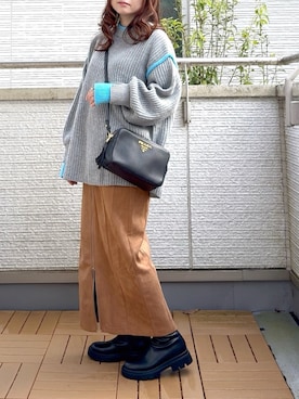 「アイテム（スカート）」を使った、Kay-teeeさん（レディース・150cm）の秋コーディネート