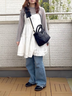 「tiptop（ティップトップ）のアイテム」を使った、Kay-teeeさん（レディース・150cm）の春コーディネート