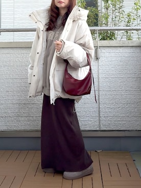 「アイテム（スカート）」を使った、Kay-teeeさん（レディース・150cm）の冬コーディネート