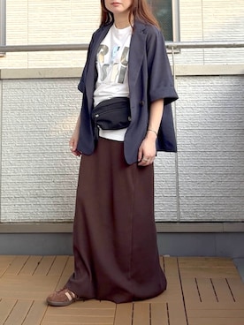 「Re:EDIT（リエディ）のアイテム」を使った、Kay-teeeさん（レディース・150cm）の夏コーディネート