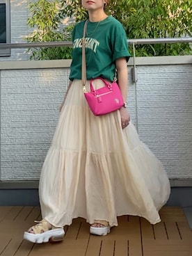 「ミニショルダー」｜Kay-teeeさん（レディース・150cm）の夏コーディネート