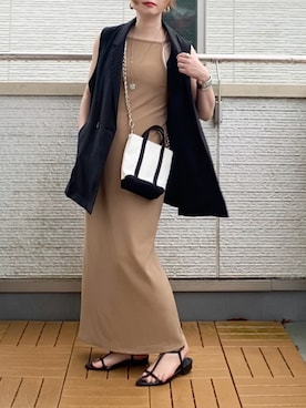 「CEMONEMO（セモネモ）のアイテム」を使った、Kay-teeeさん（レディース・150cm）の夏コーディネート
