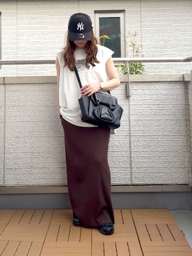 「select MOCA（セレクトモカ）のアイテム」を使った、Kay-teeeさん（レディース・150cm）の夏コーディネート