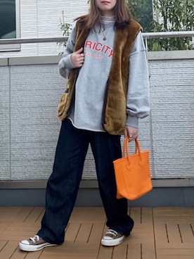 「feepur」｜「アイテム（ジャケット/アウター）」を使った、Kay-teeeさん（レディース・150cm）の冬コーディネート