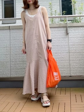 「sakishimatokyo」｜「アイテム（ワンピース/ドレス）」を使った、Kay-teeeさん（レディース・150cm）の夏コーディネート
