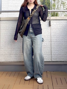 「tiptop（ティップトップ）のアイテム」を使った、Kay-teeeさん（レディース・150cm）の春コーディネート