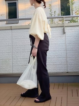 「sakishimatokyo」｜「アイテム（パンツ）」を使った、Kay-teeeさん（レディース・150cm）の夏コーディネート