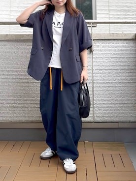 「アイテム（その他アウター）」を使った、Kay-teeeさん（レディース・150cm）の夏コーディネート