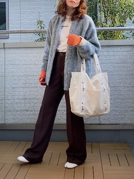 「nano・universe」｜「アイテム（アクセサリー）」を使った、Kay-teeeさん（レディース・150cm）の秋コーディネート