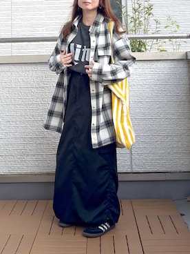「アイテム（スカート）」を使った、Kay-teeeさん（レディース・150cm）の秋コーディネート