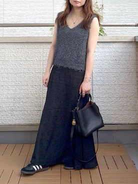 「FOSSIL（フォッシル）のアイテム」を使った、Kay-teeeさん（レディース・150cm）の夏コーディネート
