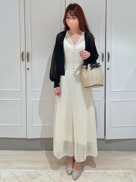 「FRAY I.D（フレイアイディー）のアイテム」を使った、ゆいなさん（レディース・162cm）の夏コーディネート