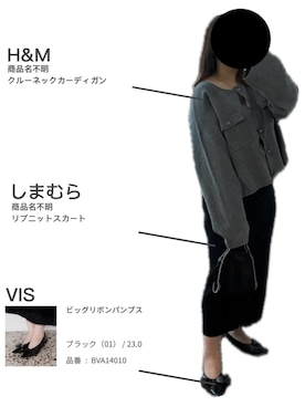 「H&M（エイチ・アンド・エム）のアイテム（トップス）」を使った、ritsuさん（レディース・151cm）の春コーディネート