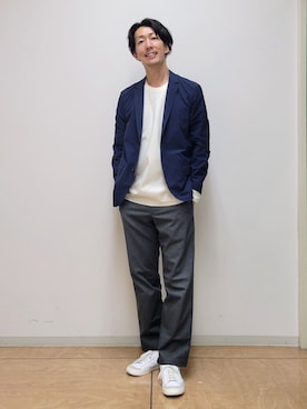 「TAKEO KIKUCHI（タケオキクチ）のアイテム」を使った、piroya619さん（メンズ・182cm）の秋コーディネート