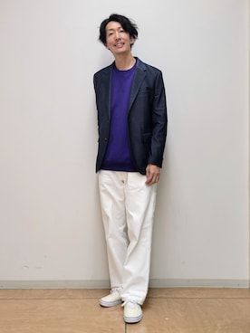 「TAKEO KIKUCHI（タケオキクチ）のアイテム」を使った、piroya619さん（メンズ・182cm）の秋コーディネート
