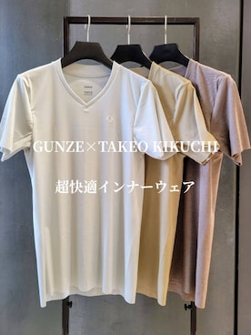 「アイテム（その他アンダーウェア/インナー、ベージュ系）」を使った、piroya619さん（メンズ・182cm）の秋コーディネート